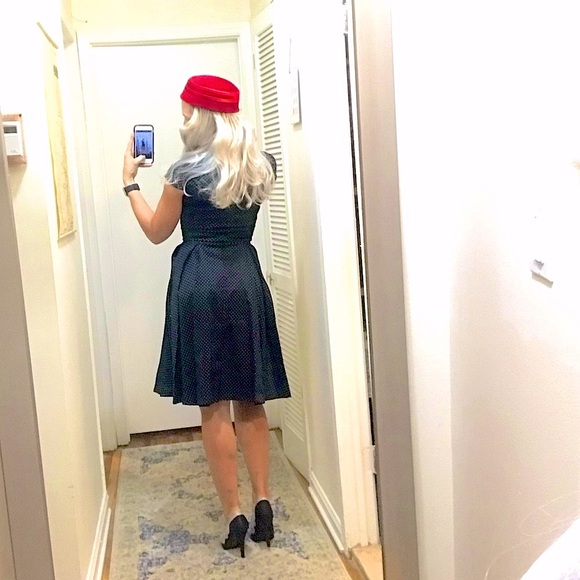 PUG Blk/wht button up dress Colette - Picture 8 of 17